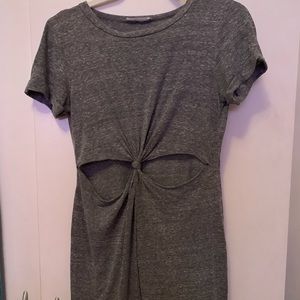 t shirt dress with knot